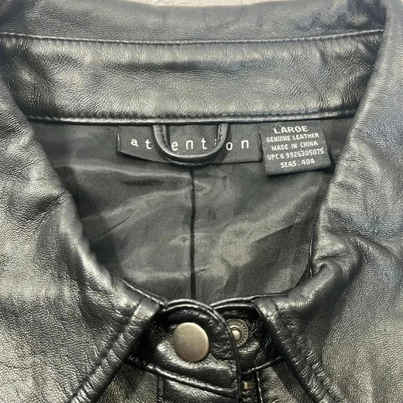 Attention leather jacket L - Picture 4 of 16